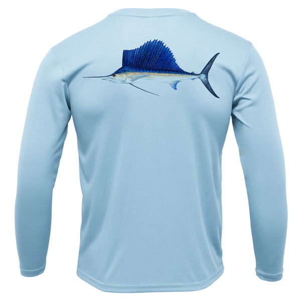 Siesta Key Sailfish Long Sleeve UPF 50+ Dry-Fit Shirt