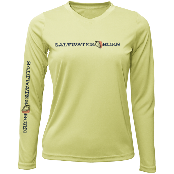 Saltwater Born Long Sleeve UPF 50+ Dry-Fit Shirt