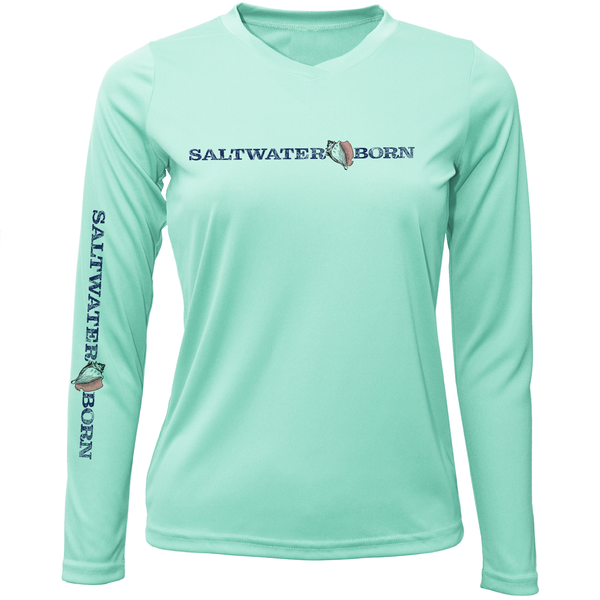 Saltwater Born Long Sleeve UPF 50+ Dry-Fit Shirt