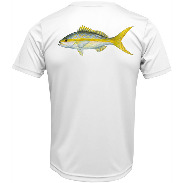 USA Yellowtail Short Sleeve UPF 50+ Dry-Fit Shirt