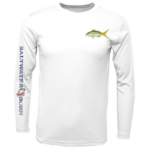 Yellowtail on Chest Long Sleeve UPF 50+ Dry-Fit Shirt