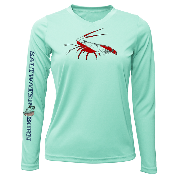 Florida Lobster Long Sleeve UPF 50+ Dry-Fit Shirt