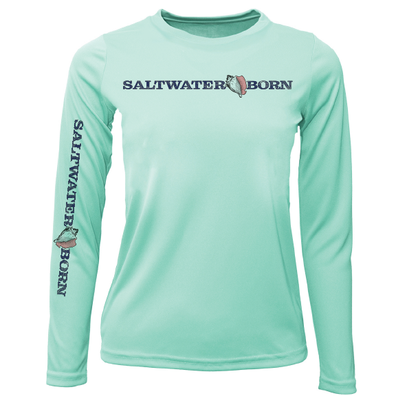 Saltwater Born Camisa de manga larga para niñas UPF 50+ Dry-Fit