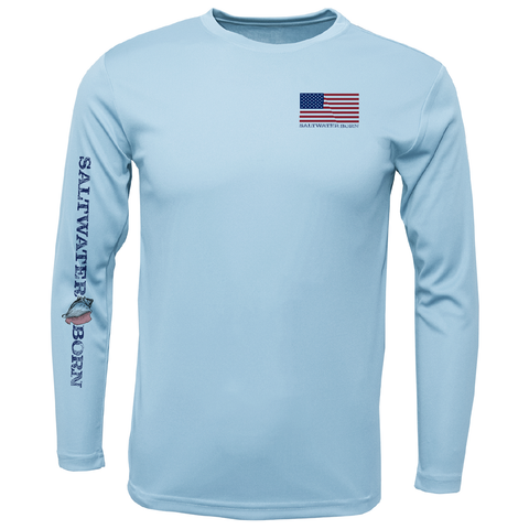 Camisa de manga larga con ajuste seco UPF 50+ de USA Sailfish